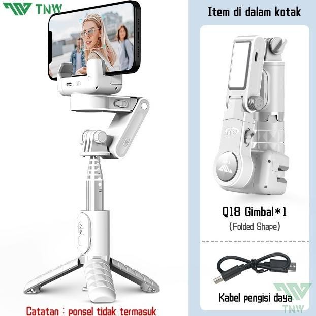 Tnw-Q18 Gimbal Stabilizer Handphone Gimbal Hp Stabilizer Tongsis Hp