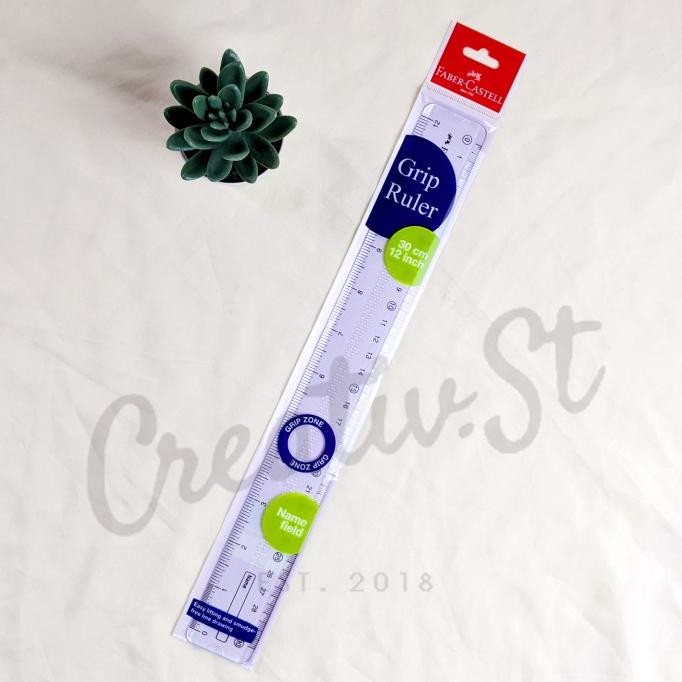 

TERBARU - Penggaris 30 cm Faber Castell Ruler Scale 12 Inch