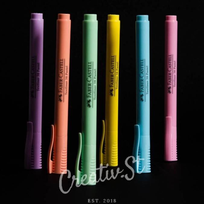 

BEBAS ONGKIR - Faber Castell Highlighter Textliner 38 Pastel