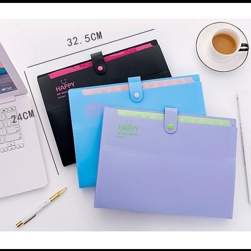 

K1Z TAS FILE / DOKUMEN FOLDER A4 MOTIF HAPPY 12 LAYER MF0020 XQ1