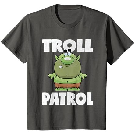 Kaos Troll Patrol Lucu Vintage Retro Trolls Love |Qekv7h18|