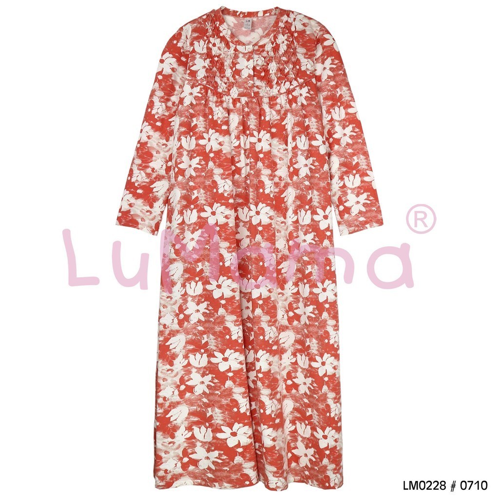 LuMama Daster Gamis Wanita Lengan Panjang / LM0228 0710