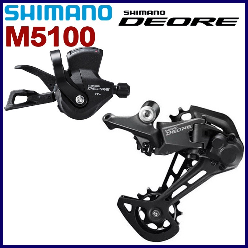 Shimano DEORE M5100 Tuas Pemindah Gigi 11 Kecepatan Kanan RD-M5100 Pemindah Gigi Belakang MTB DEORE 