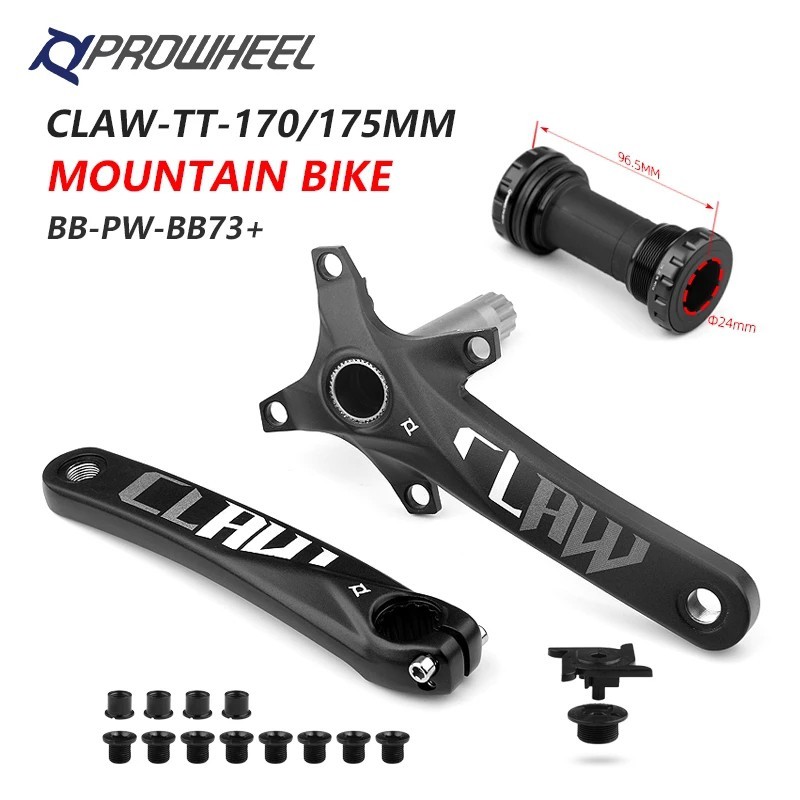 Prowheel 104 Bcd Mountain Bicycle Crankset 170mm 175mm Crank And Bottom Bracket Mtb Cranks |EoNJXyc5