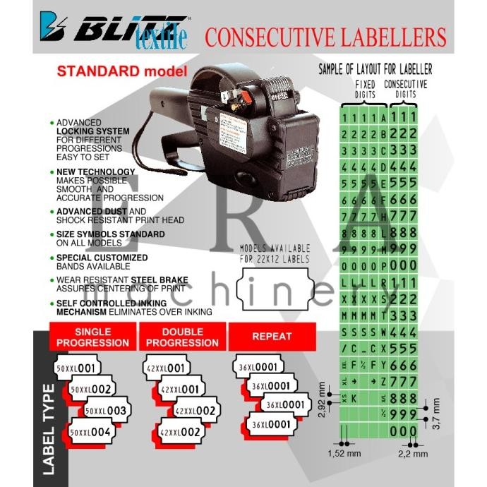

Blitz Consecutive Labeller / Mesin Numbering Terlaris