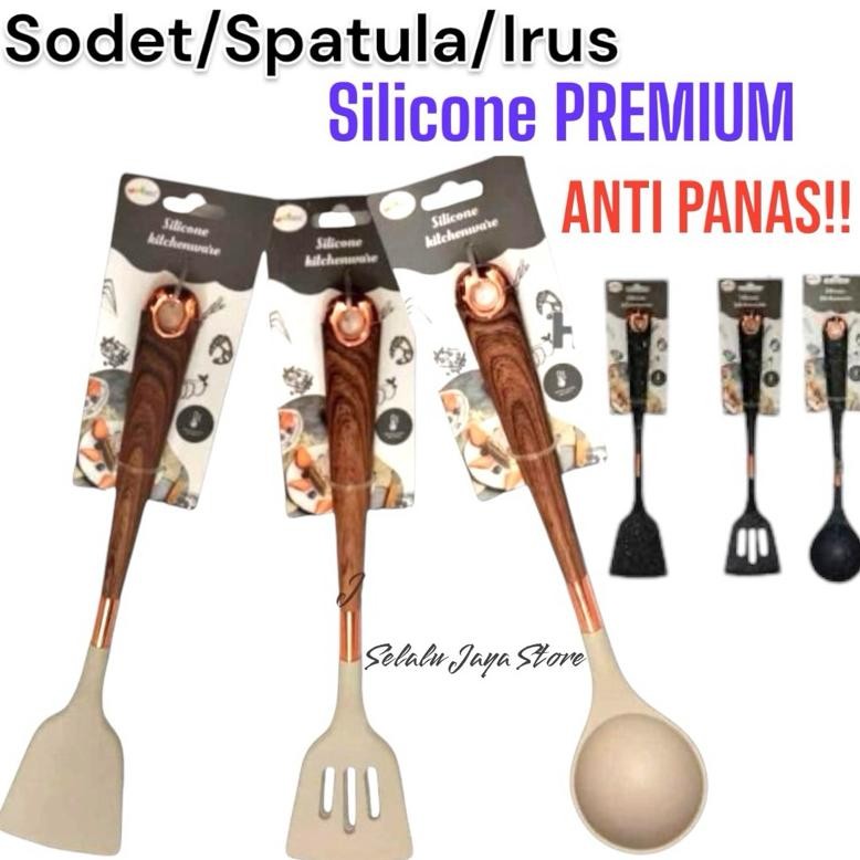 Alat masak Irus Sodet Kipas Sodet Spatula silicone silikon silicon PREMIUM