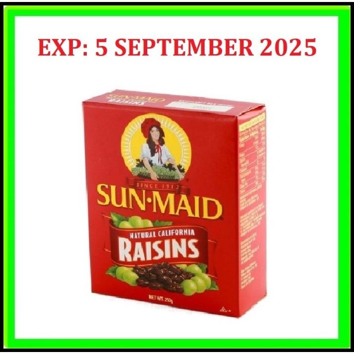 

Sunmaid Raisin California / Raisins Kismis California 250Gr