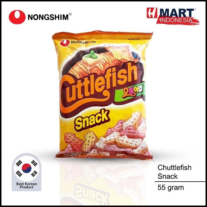 

Nongshim Cuttlefish Snack - Snack Korea Rasa Cumi-Cumi Bakar 55G