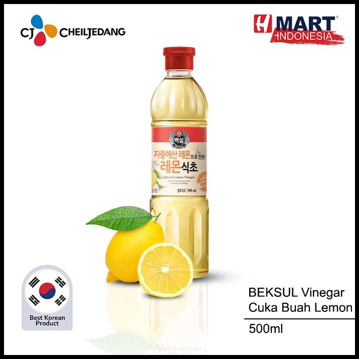 

Cj Beksul Lemon Vinegar - Bumbu Saus Cuka Lemon Korea 500Ml