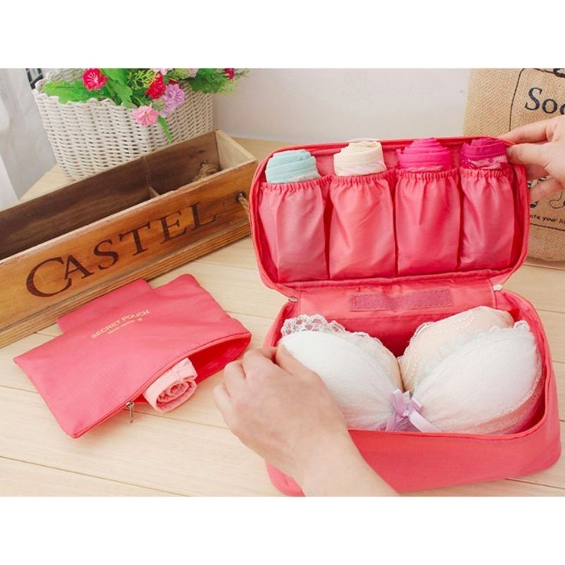 [SDW] pekanbaru/TAS PAKAIAN DALAM /BH Underwear Pouch Organizer Bag travel BRA