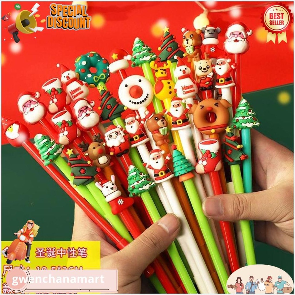 

20Pcs Pulpen Natal Christmas Hamper Souvenir Natal Pulpen Set Motif Natal Pn0377 Cod