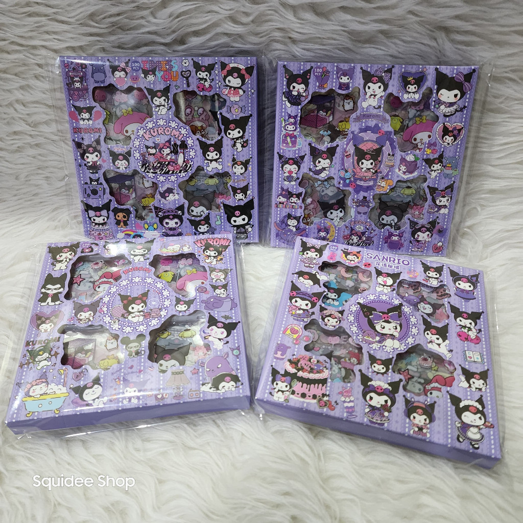 

Boneka Anak Stiker Kuromi 1 box / All about Kuromi / Kuromi is back / Kuromi n Friends