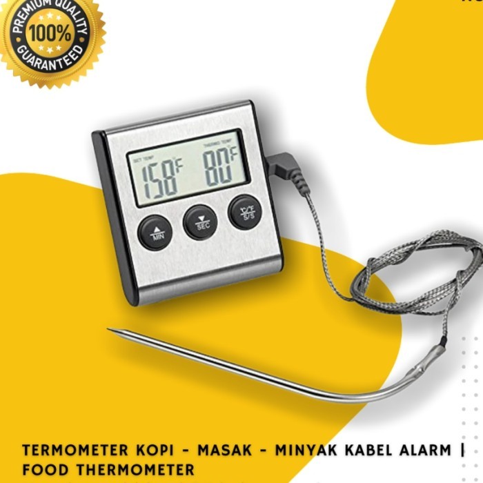 

Kitchen Thermometer Food Meat / Termometer Kabel Alarm TP700