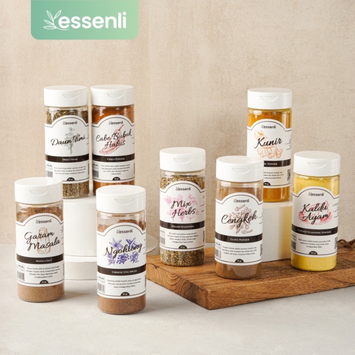 

Bumbu Rempah Dapur Bubuk Organik Premium No Msg (Kemasan Jar)