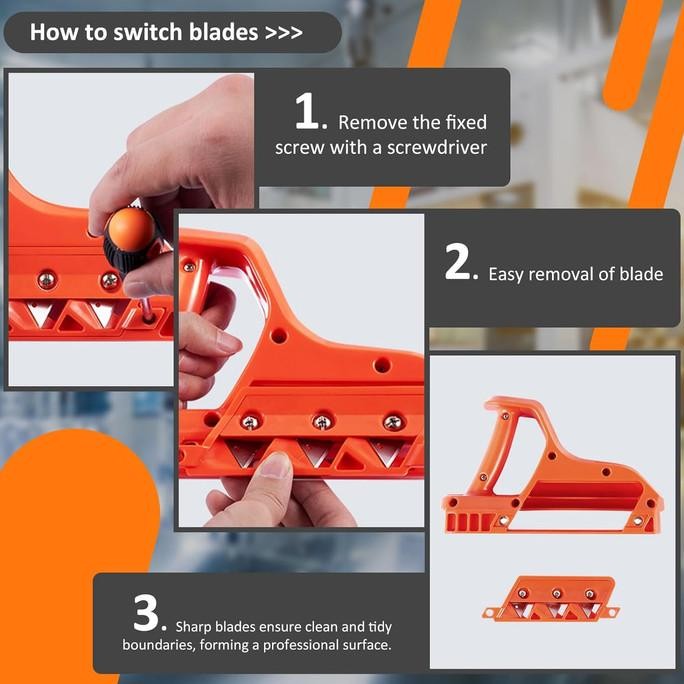

Alat Pemotong Tepi Gipsum Papan Gypsum Drywall Chamfer Cutting Tool