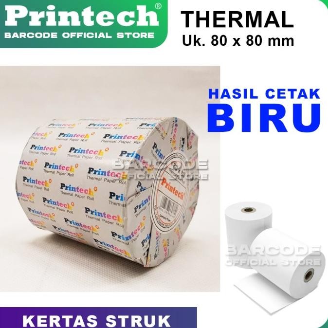 

Terlaris Kertas Thermal Printech 80x80mm / 80x80 / 80 X 80 MM Cetak Biru / BLUE SALE
