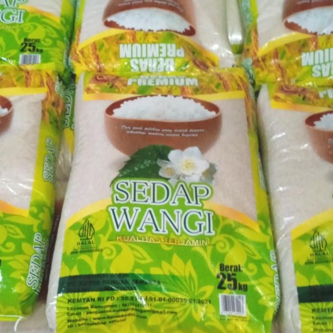 

Beras sedap wangi 25kg pulen enak MM