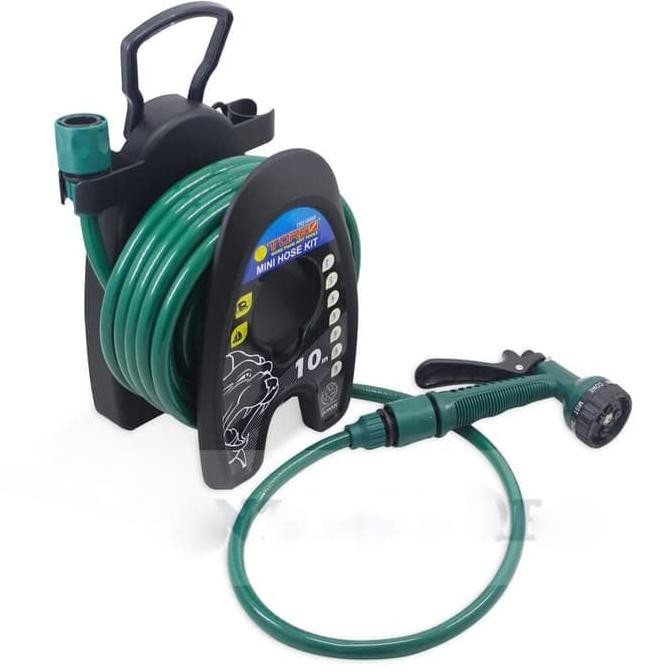 

Tora Gulungan Selang Air 10 Mtr Komplit Semprotan Mini Hose Kit TAIWAN