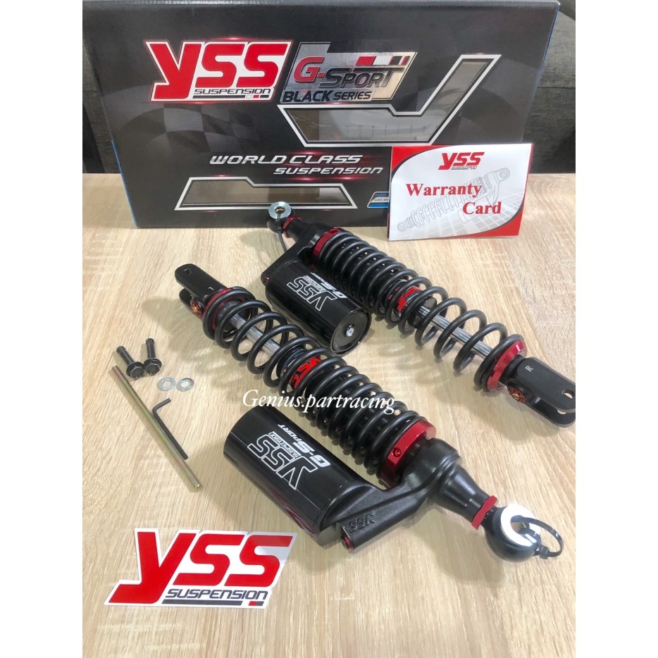 SHOCKBREAKER YSS G SPORT HONDA PCX 150 NEW BLACK SERIES ORIGINAL