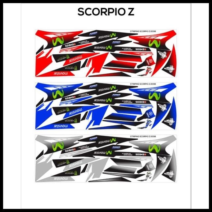 DISKON STRIPING MOTOR SCORPIO Z 2008 / DECAL STIKER YAMAHA SCORPIO Z  !!!!!!!