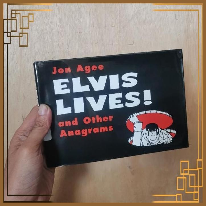 

[ADG] Buku Import Elvis lives and other anagrams by Jon Agee