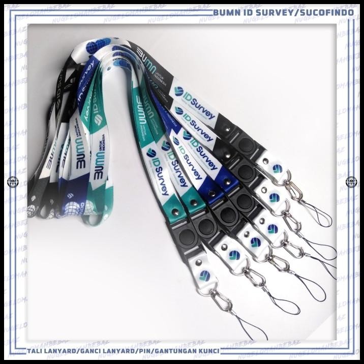 

BEST DEAL TALI LANYARD GANTUNGAN ID CARD/HP/KUNCI/DLL.. ID SURVEY !