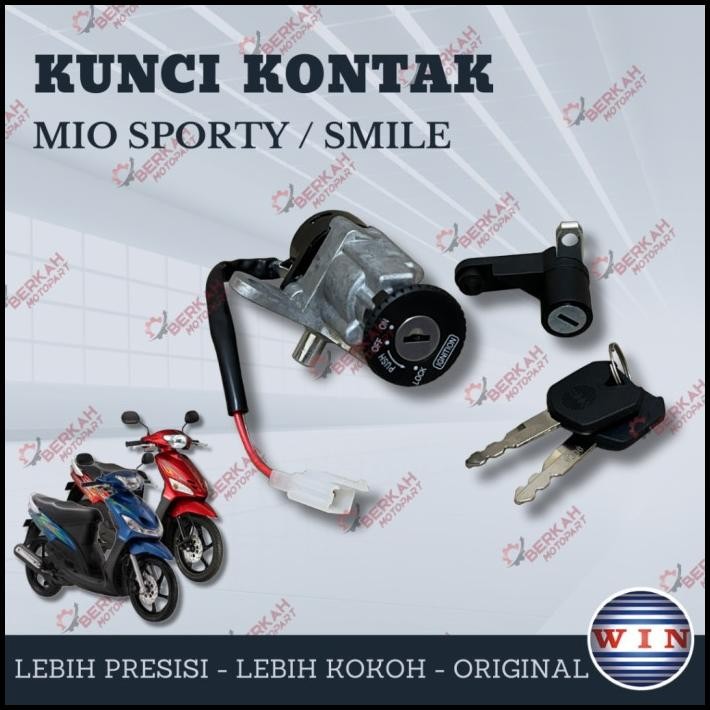 DISKON KUNCI KONTAK SET PLUS KUNCI JOK YAMAHA MIO SPORTY SMILE 2004 2005 2006 2007 2008 2009 2010 20