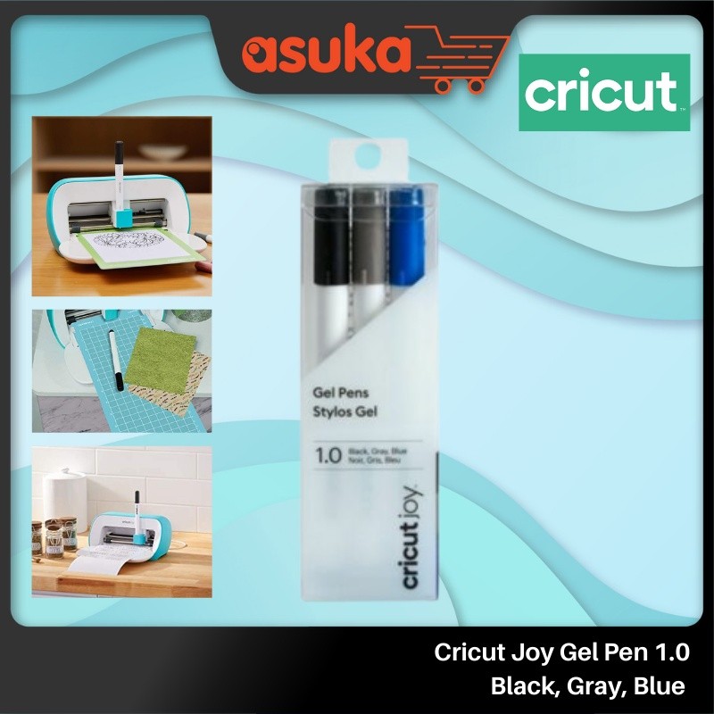 

Pena Gel Cricut Joy 1.0 Hitam, Abu-abu, Biru (2007090) |nF38DVeP|