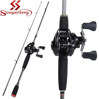 Sougayilang Kit Joran Casting dan Reel Pancing Baitcasting Baru |3bJ5gpwA|