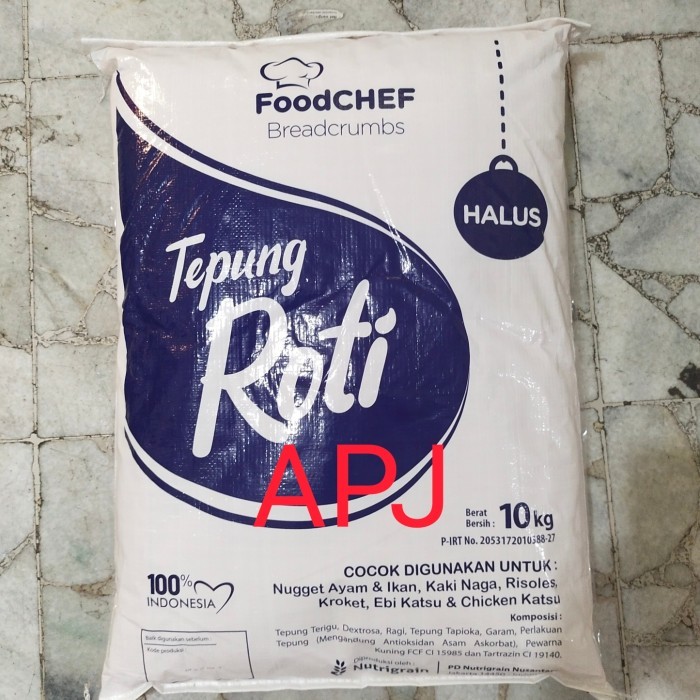 

tepung roti breadcrumbs x Halus FoodChef 10kg