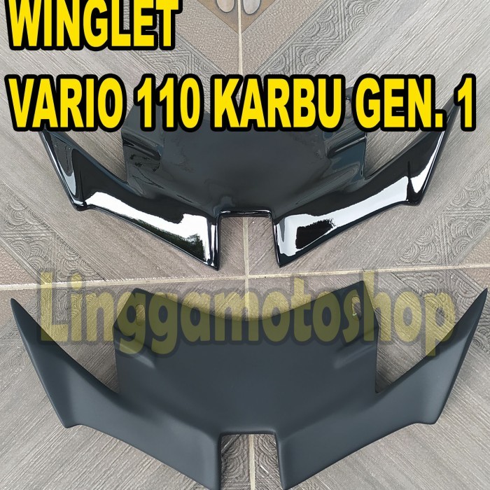 winglet vario 110 karbu generasi pertama sayap variasi modifikasi