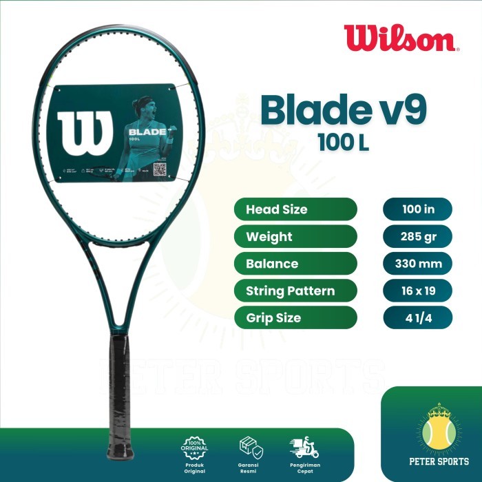 Wilson Blade V9 100L - Raket Tenis Wilson