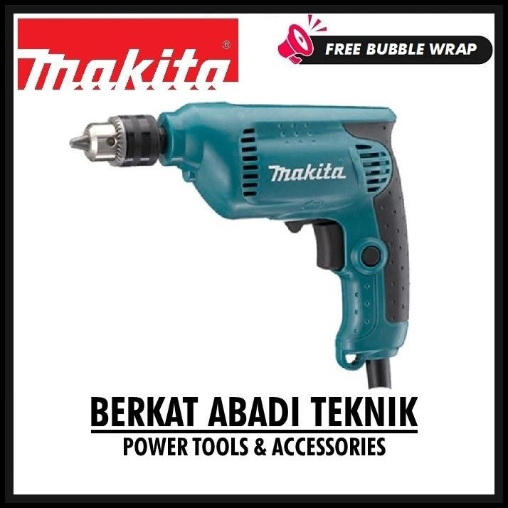 Makita 6412 Bor Listrik 10Mm Tangan Kayu Besi Bolak Balik Mesin