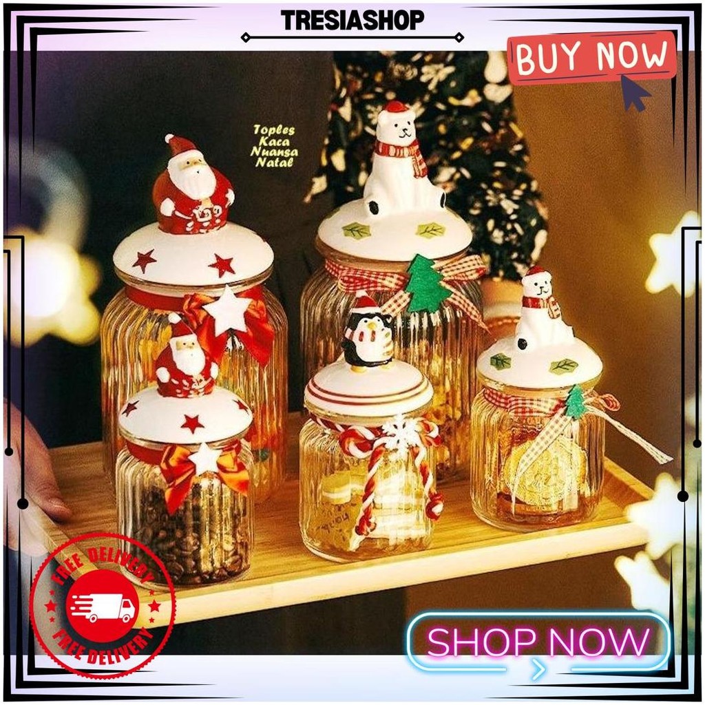 

Toples Kaca Nuansa Natal Toples Natal Hampers Natal Christmas Candy Box Dekorasi Natal Christmas Decoration Kado Natal Hadiah Natal D Termurah