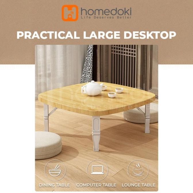 Meja Makan / Meja Minum Teh Jepang / Meja Tamu lipat / Meja Lesehan