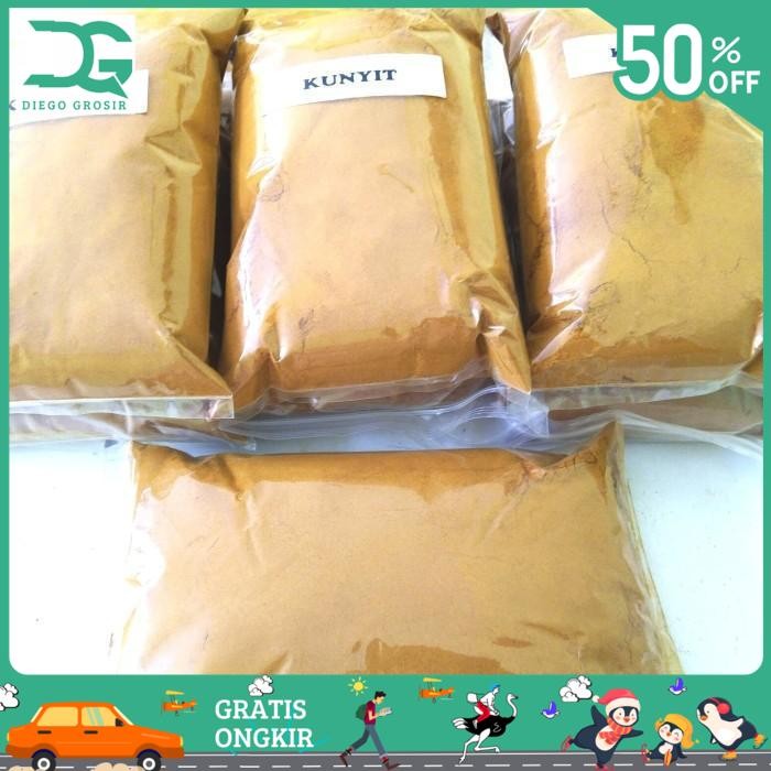 

BAHAN ALAMI SERBUK BUBUK KUNIR / KUNYIT KUNING MURNI 500GR BY DIEGO GROSIR BEST PRODUCT!!