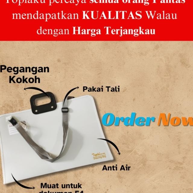 [TBS]- TAS MAP ZIPPER PLASTIK RESLETING A3 BESAR FILE DOKUMEN KANCING BAG AESTHETIC LES DOCUMENT F4
