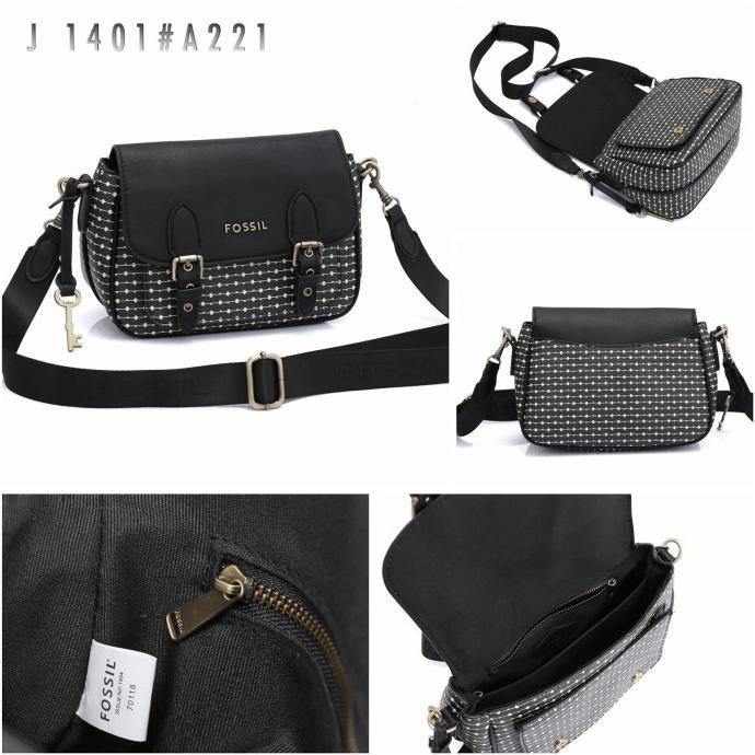 FOSSIL FIELD MESSENGER BAG A221/TAS SELEMPANG WANITA IMPORT BRANDED