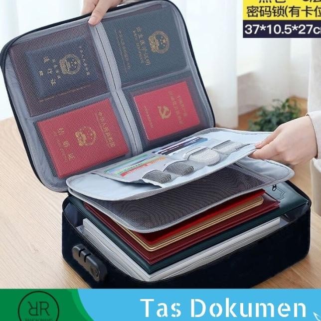 

PRODUK BARU TAS DOKUMEN TRAVEL BAG DOCUMENT STORAGE BOX DENGAN 3 DIGIT