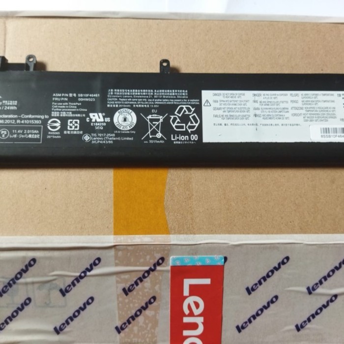 ada Baterai Lenovo Thinkpad Battery Compatible T460s T470s