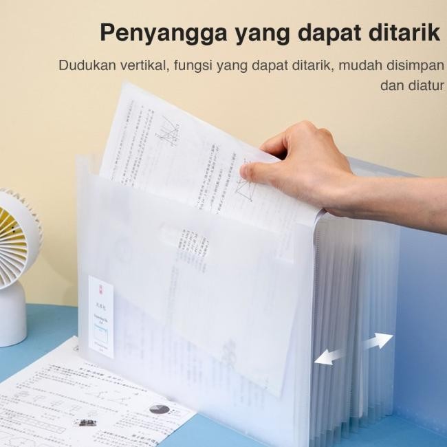 

TERBARU FILE FOLDER DOCUMENT BAG TAS DOKUMEN FILE A4 ISI 13 SEKAT