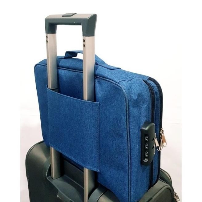 

TAS DOKUMEN TRAVEL BAG DOCUMENT 3DIGIT PASSWORD / TAS DOKUMEN ANTI AIR