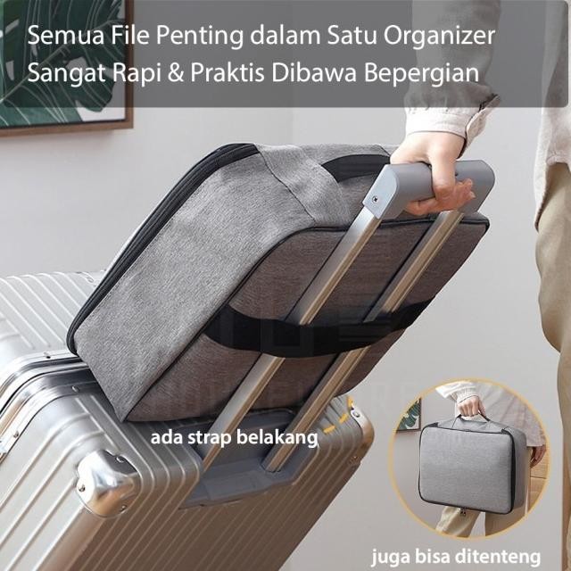 

TERLARIS HUGO TAS DOKUMEN TEMPAT PENYIMPANAN FILE SURAT TRAVEL BAG DENGAN