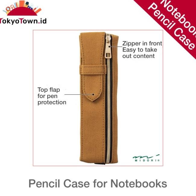 

Midori Pen Case With Bookband For B6 To A5 Notebook Terlaris