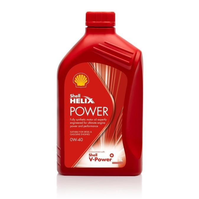 Oli Mobil Shell Helix Power 0W-40 Kemasan 1 Liter New