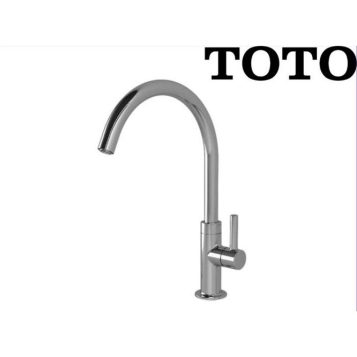 Terbaru Kran Cuci Piring Toto Tx603Meb Keran Air Dapur Angsa Cold Only Sink