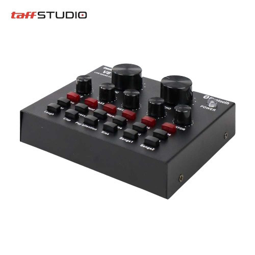 Terbaru Taffware Usb External Soundcard Live Broadcast Microphone Headset - V8