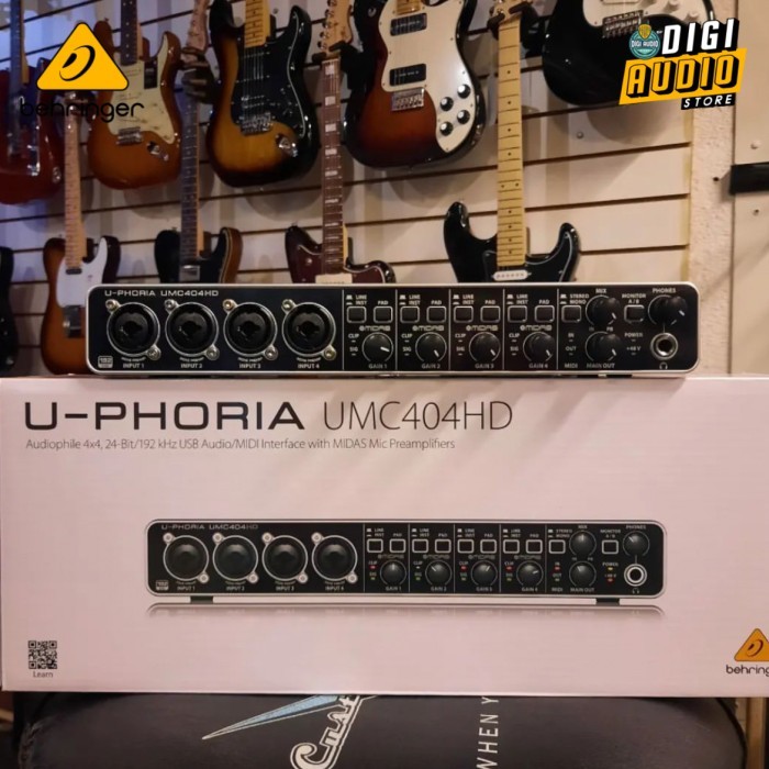Diskon Behringer Umc404Hd Soundcard Usb Audio Interface Recording Multitrack