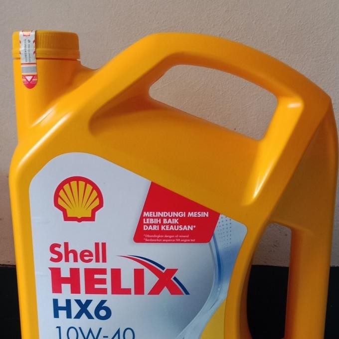 Oli Shell HX6 - Kemasan Galon 4 Liter