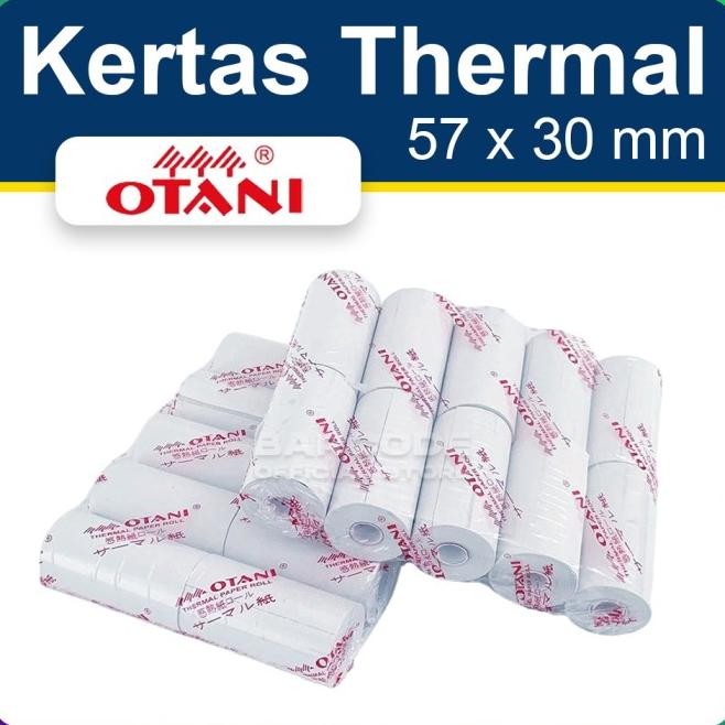 

Dus Kertas Struk Thermal Otani 57X31 57X30 Termal Coreless Tanpa Core New